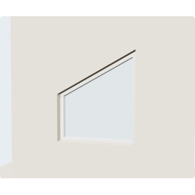 Fenêtre fixe PVC trapèze sur mesure, prix en ligne | A2T