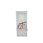 porte de service 208x88 pvc blanc tirant droit