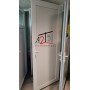 porte de service 208x88 pvc blanc tirant droit