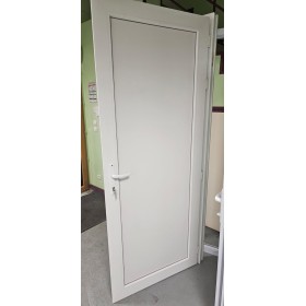 porte de service 215x90 pvc blanc porte-de-service-pvc-blanc-215x90