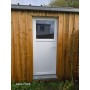 porte de service 215x90 pvc blanc