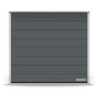 WOODGRAIN CH 703 ANTHRACITE METALLIQUE RAINURE M