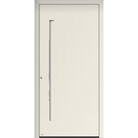 Porte d’entrée Pontivy – 9010 blanc fine structure, garantie 10 ans quantum-q10-fs-9010-blanc-structure-vue-exterieur