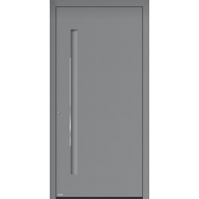 Porte d’entrée Roscoff – RAL 9007 aluminium gris FS, garantie 10 ans quantum-q10-ral-9007-fs-structure-gris-fonce-vue-exterieur