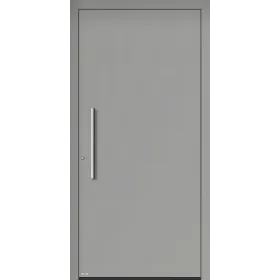 Porte-d-entree-PIRNAR-optimum-7110-couleur-RAL 9006-sablé-vue-exterieure