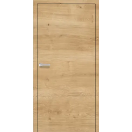 porte Proline  affleurante Chêne sauvage Transversal Droite