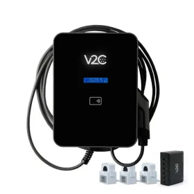 V2C Trydan Pro 22 kW triphasé – câble Type 2S 5 m – Wi-Fi  Ethernet  4G RFID OCPP