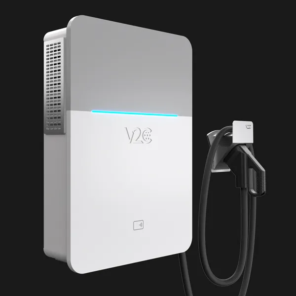 Borne de recharge rapide DC V2C Denka 40 kW CCS2 A2T DISTRIBUTIONS