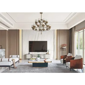 Panneau mural décoratif bambou 6,5mm Filet Doré - A2T