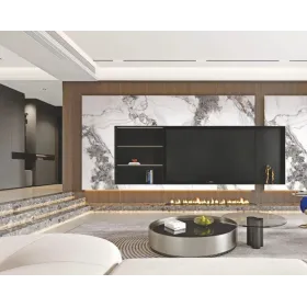 Panneau mural décoratif bambou 6,5mm Calacatta Nuit - A2T