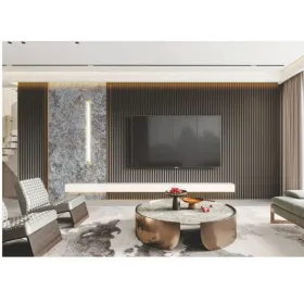 Panneau mural décoratif bambou 6,5mm Granit Azurite - A2T