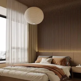 Panneau mural habitat bambou 6,5mm Taupe Poudré – 120€ TTC – livraison France