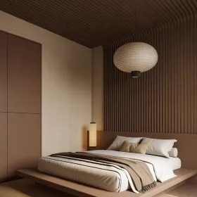 Panneau mural habitat bambou 6,5mm Taupe Noisette – 120€ TTC – livraison France