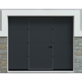 Porte de garage sectionnelle résidentielle sur mesure | Configurateur A2T