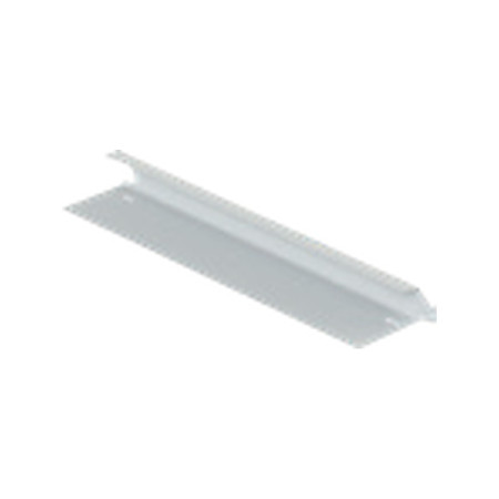 Montant d'extrémité pour double ferrure, panneau 610 mm blanc | A2T