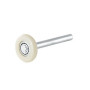 Galet nylon inox petit pour porte sectionnelle | Flexidoor A2T