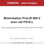 Motorisation Hörmann ProLift 600-2 avec rail FS10-L | Hörmann A2T