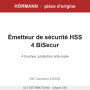 Émetteur de sécurité Hörmann HSS 4 BiSecur | Hörmann A2T