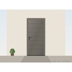Portillon gris quartz RAL 7039