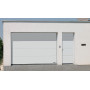 Porte de garage RenoMatic et portillon indépendant NT 60 assorti