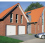 Garages équipés de portes basculantes Hörmann N 80 motif 902 blanc