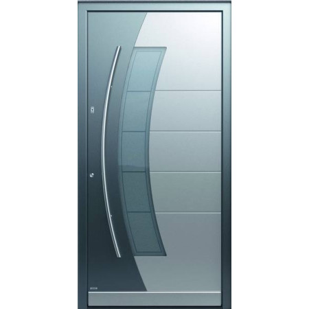 Porte d’entrée aluminium Pirnar Optimum 7230 sur mesure