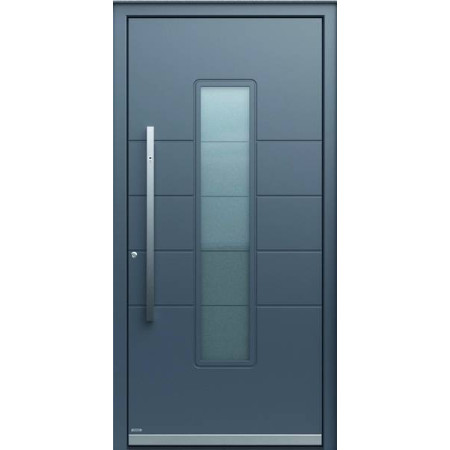 Porte d’entrée aluminium Pirnar Optimum 7290 sur mesure