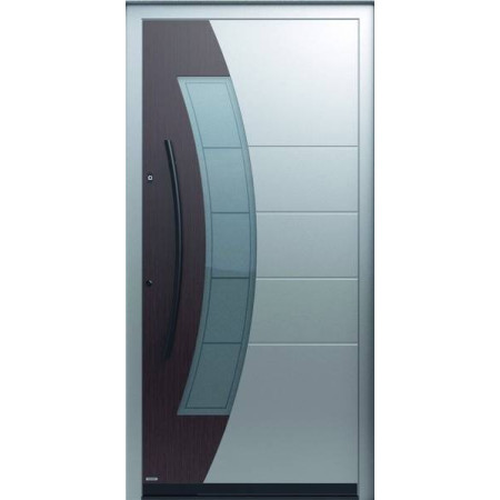Porte d’entrée aluminium Pirnar Optimum 7330 sur mesure