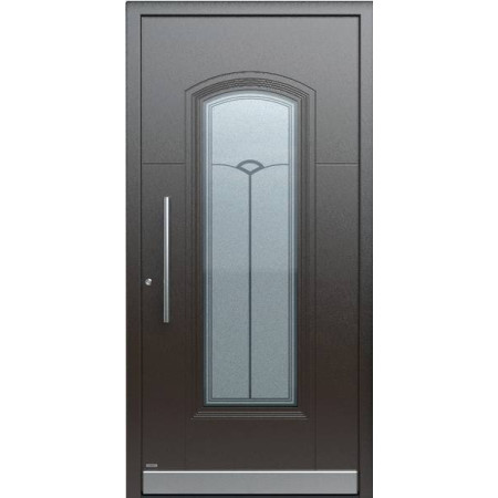 Porte d’entrée aluminium Pirnar Optimum 7370 sur mesure