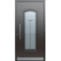 Porte d’entrée aluminium Pirnar Optimum 7370 sur mesure