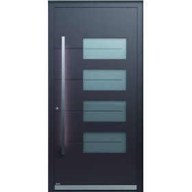 Porte d’entrée aluminium Pirnar Optimum 7410 sur mesure
