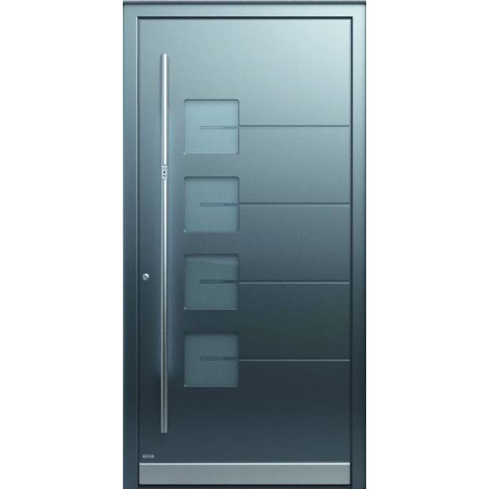 Porte d’entrée aluminium Pirnar Optimum 7460 sur mesure