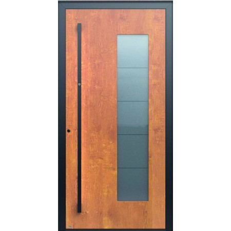 Porte d’entrée aluminium Pirnar Optimum 7480 sur mesure