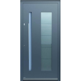 Porte d’entrée aluminium Pirnar Optimum 7490 sur mesure