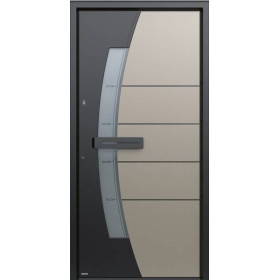 Porte d’entrée aluminium Pirnar Premium 0120 sur mesure