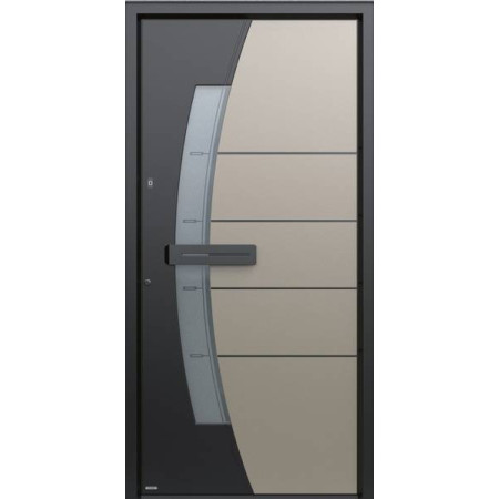Porte d’entrée aluminium Pirnar Premium 0120 sur mesure