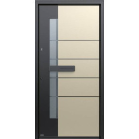 Porte d’entrée aluminium Pirnar Premium 0160 sur mesure