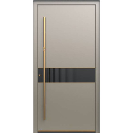 Porte d’entrée aluminium Pirnar Premium 1665 sur mesure