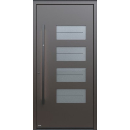 Porte d’entrée aluminium Pirnar Premium 1673 sur mesure
