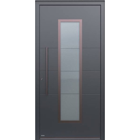 Porte d’entrée aluminium Pirnar Premium 2380 sur mesure