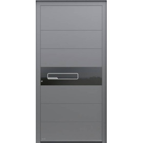 Porte d’entrée aluminium Pirnar Premium 6005 sur mesure