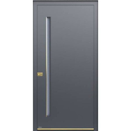 Porte d’entrée aluminium Pirnar Premium 6014 sur mesure