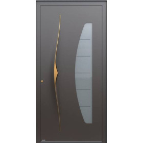 Porte d’entrée aluminium Pirnar Premium 6019 sur mesure