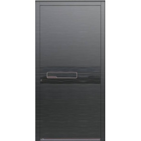 Porte d’entrée aluminium Pirnar Ultimum Pure 608 A GLASS sur mesure
