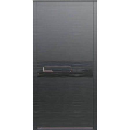Porte d’entrée aluminium Pirnar Ultimum Pure 608 A GLASS sur mesure