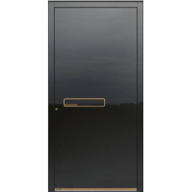 Porte d’entrée aluminium Pirnar Ultimum Pure 611 A GLASS sur mesure