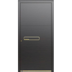 Porte d’entrée aluminium Pirnar Ultimum Pure 612 A GLASS sur mesure