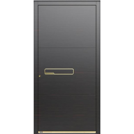 Porte d’entrée aluminium Pirnar Ultimum Pure 612 A GLASS sur mesure