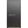 Porte d’entrée aluminium Pirnar Ultimum Pure 612 A GLASS sur mesure