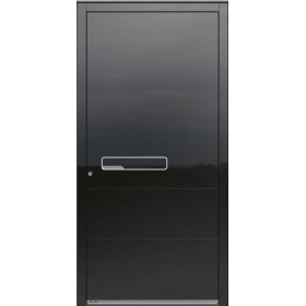 Porte d’entrée aluminium Pirnar Ultimum Pure 613 A GLASS sur mesure